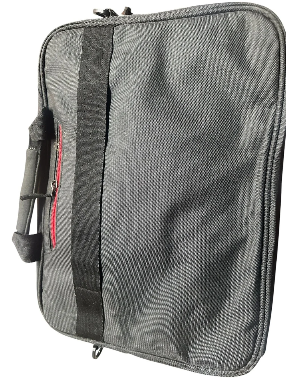 Men's Black Laptop Messenger Bag - Durable Travel Briefcase